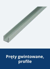 Pręty gwintowane, profile
