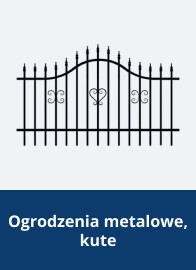 Ogrodzenia metalowe, kute