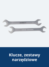 Klucze, zestawy narzędziowe