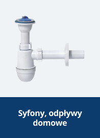 Syfony, odpływy domowe