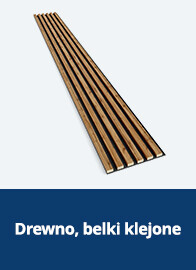 Drewno, belki klejone