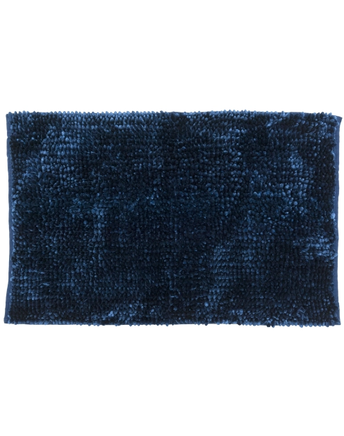 Zdjęcie: Dywan Łazienkowy Shiny chenille 50x80 cm ciemny niebieski MULTI-DECOR