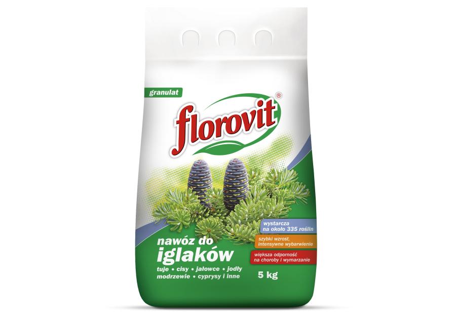 Zdjęcie: Nawóz do iglaków Florovit do iglaków worek 5 kg