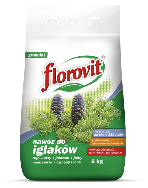 Zdjęcie: Nawóz do iglaków Florovit do iglaków worek 5 kg