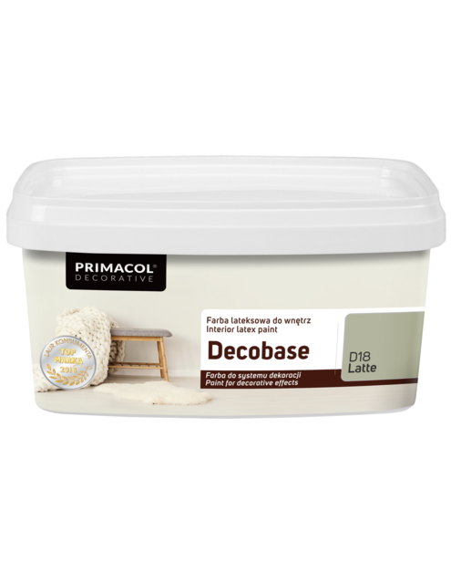 Zdjęcie: Farba Decobase 1 L latte D18 PRIMACOL DECORATIVE