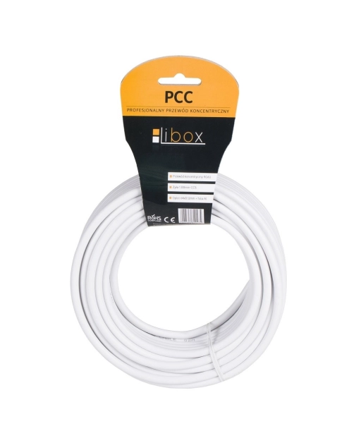 Zdjęcie: Kabel koncentryczny RG6U 20 m PCC-20 LIBOX