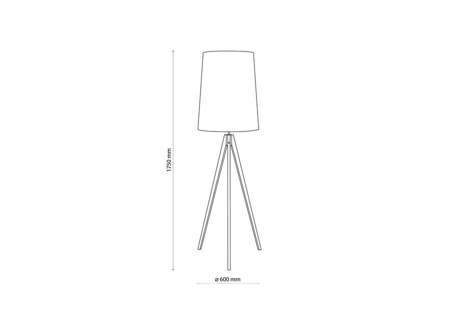 Zdjęcie: Lampa podłogowa Walz white 1 pł 5047 TK LIGHTING