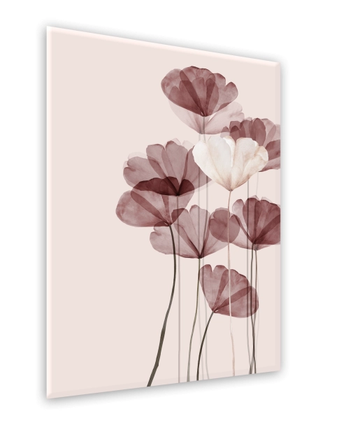 Zdjęcie: Obraz Glasspik Flowers 50x70 cm Gl302 Pink Glam STYLER