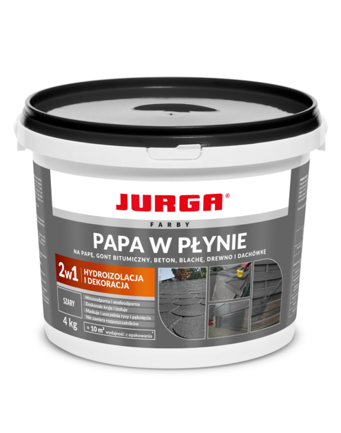 Zdjęcie: Papa w płynie szara 4 kg JURGA