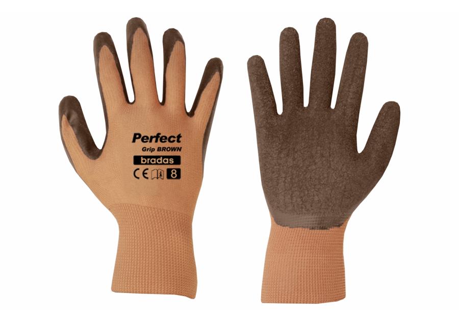 Zdjęcie: Rękawice ochronne Perfect Grip Brown M-8 1 para SIMPLE SOLUTIONS