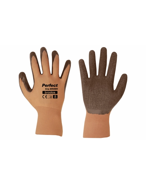 Zdjęcie: Rękawice ochronne Perfect Grip Brown M-8 1 para SIMPLE SOLUTIONS