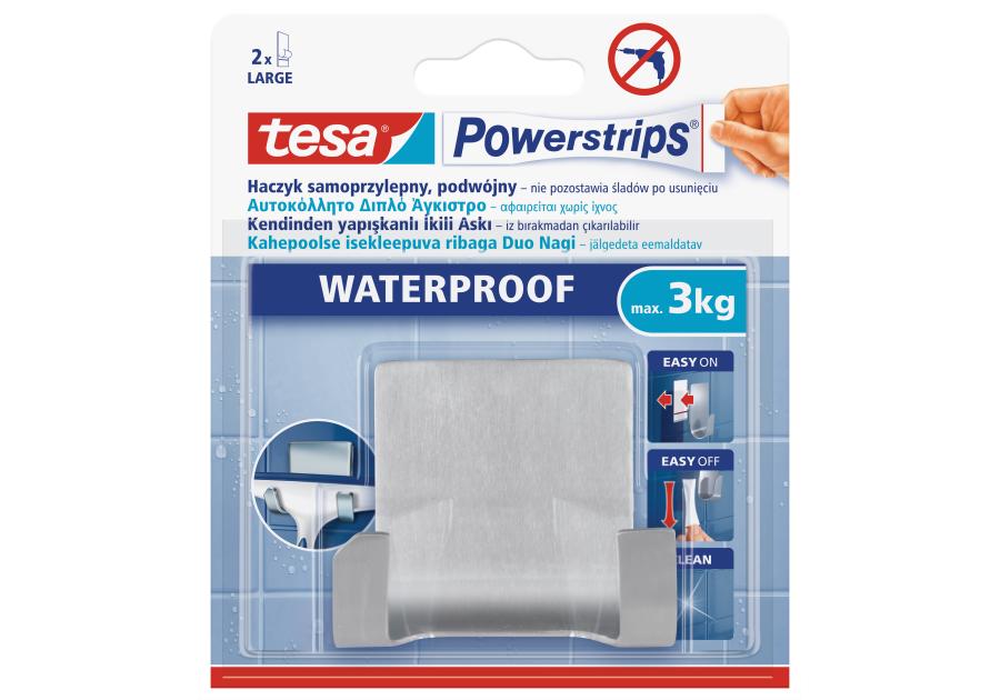 Zdjęcie: Haczyk samoprzylepny PWS Waterproof 1 szt. TESA