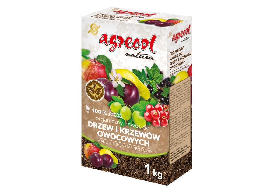 Zdjęcie: Organiczny nawóz do drzew i krzewów owocowych 1 kg AGRECOL