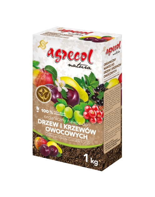 Zdjęcie: Organiczny nawóz do drzew i krzewów owocowych 1 kg AGRECOL