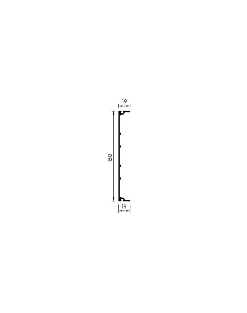 Zdjęcie: Profil aluminiowy Axonis 150x3000 mm biały KNAUF CEILING SOLUTIONS