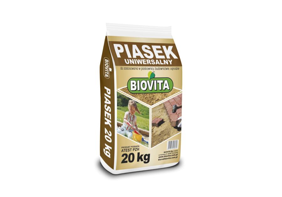 Zdjęcie: Piasek uniwersalny z atestem PZH 20 kg BIOVITA