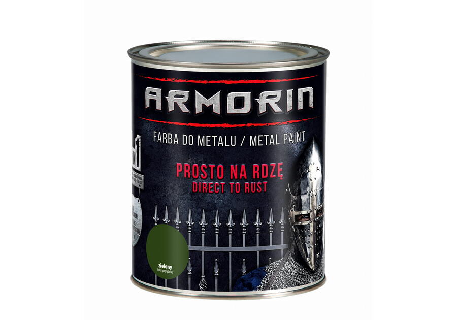 Zdjęcie: Farba antykorozyjna Armorin zielony 0,75 L UNICELL