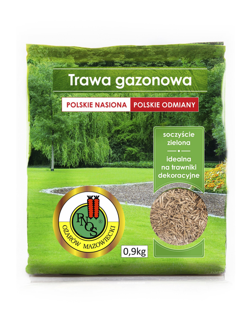 Zdjęcie: Mieszanka traw gazonowych gazonowa 900 g PNOS