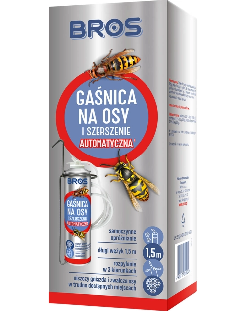 Zdjęcie: Gaśnica na osy i szerszenie 400 ml BROS