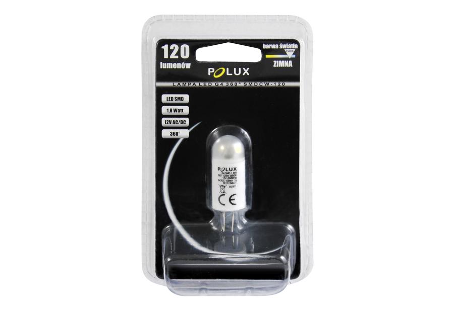 Zdjęcie: Żarówka LED JC G4 120 lm, 1.8 W, 6400K POLUX