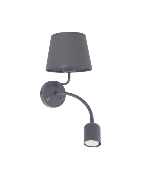 Zdjęcie: Kinkiet Maja gray 2 PŁ E27 + GU10 2536 TK LIGHTING