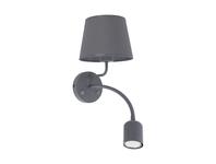 Zdjęcie: Kinkiet Maja gray 2 PŁ E27 + GU10 2536 TK LIGHTING