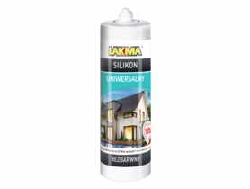 Silikon uniwersalny 150 ml bezbarwny LAKMA