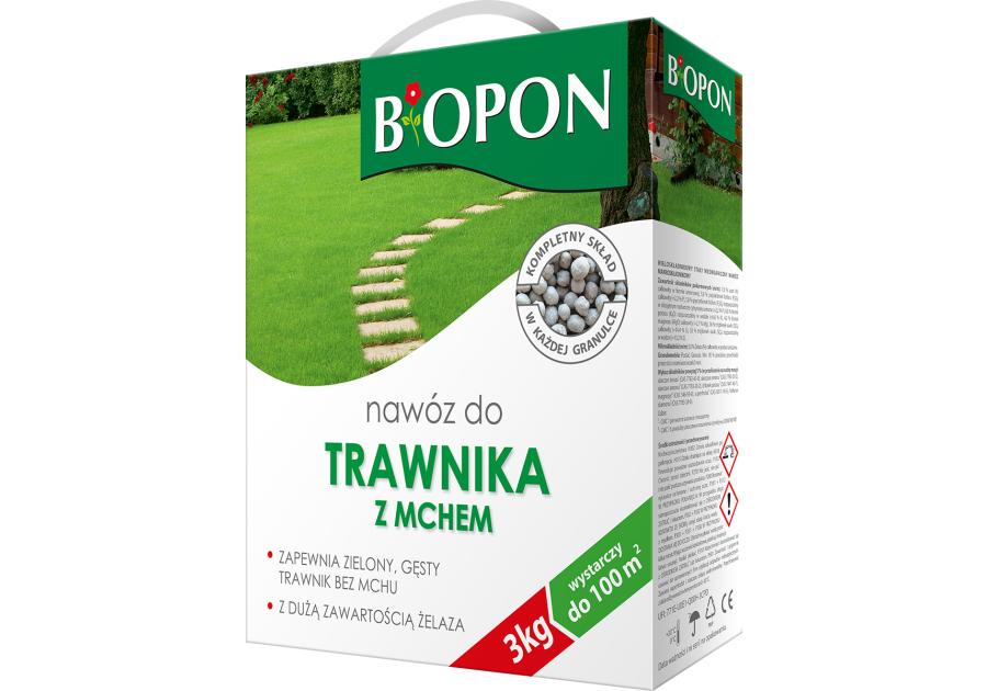 Zdjęcie: Nawóz do trawnika z mchem 3 kg BOPON