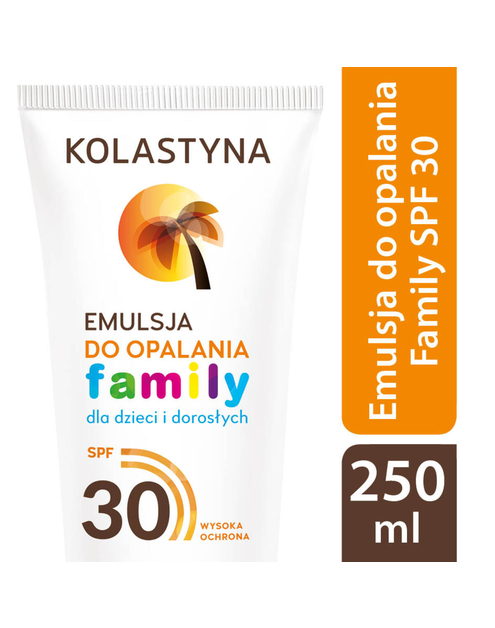 Zdjęcie: Emulsja do opalania Family SPF30 0,25 L KOLASTYNA