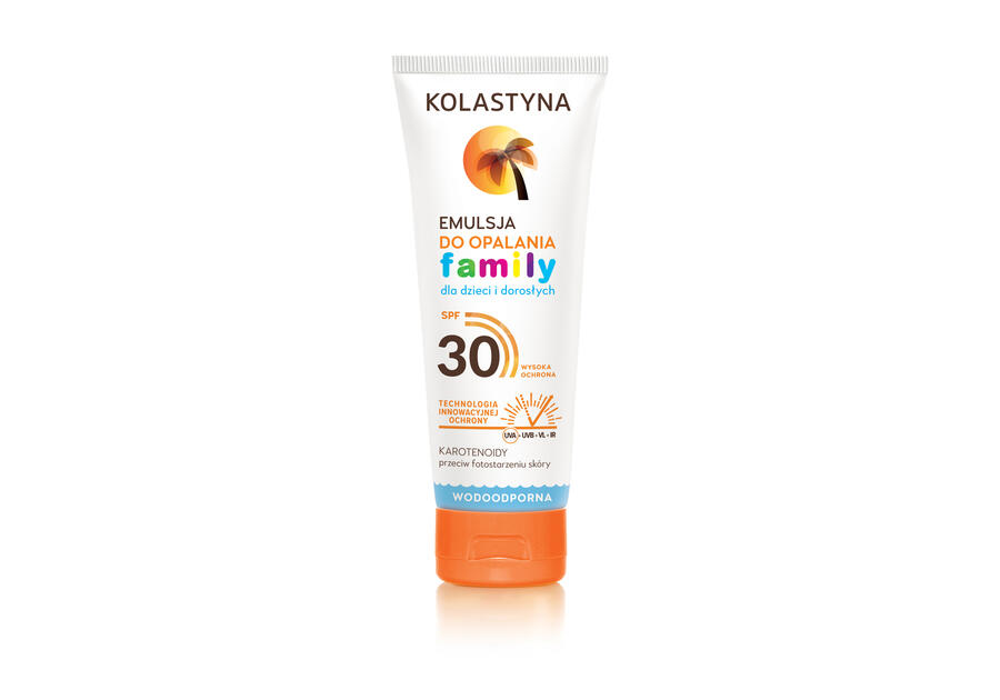 Zdjęcie: Emulsja do opalania Family SPF30 0,25 L KOLASTYNA