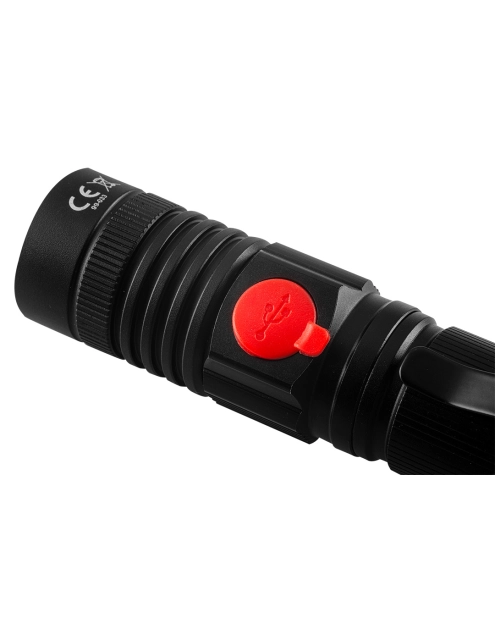 Zdjęcie: Latarka akumulatorowa USB 800 lm 2 w 1 CREE T6 LED NEO