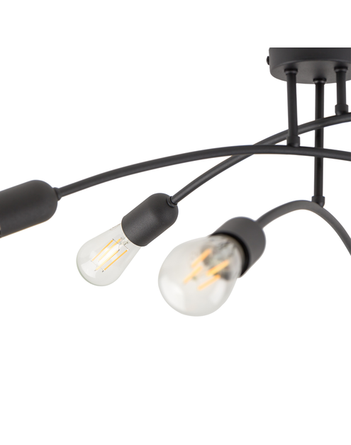 Zdjęcie: Lampa wisząca Helix 6 x E27 czarna 4679 TK LIGHTING