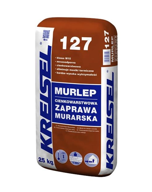 Zdjęcie: Zaprawa murarska Murlep-127 25 kg KREISEL