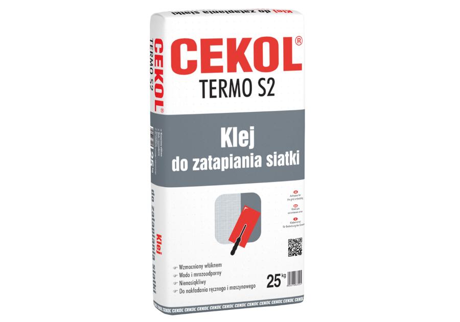 Zdjęcie: Klej do zatapiania siatki Termo S-2, 25 kg CEKOL