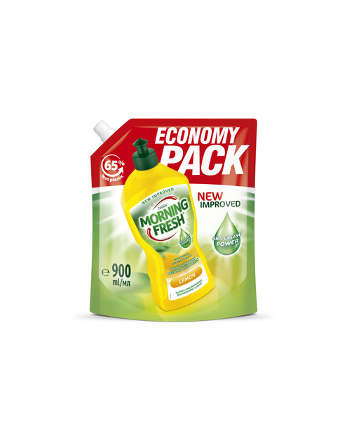 Zdjęcie: Płyn do naczyń Lemon 900 ml zapas MORNING FRESH