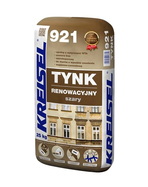 Zdjęcie: Tynk renowacyjny 921 25 kg KREISEL