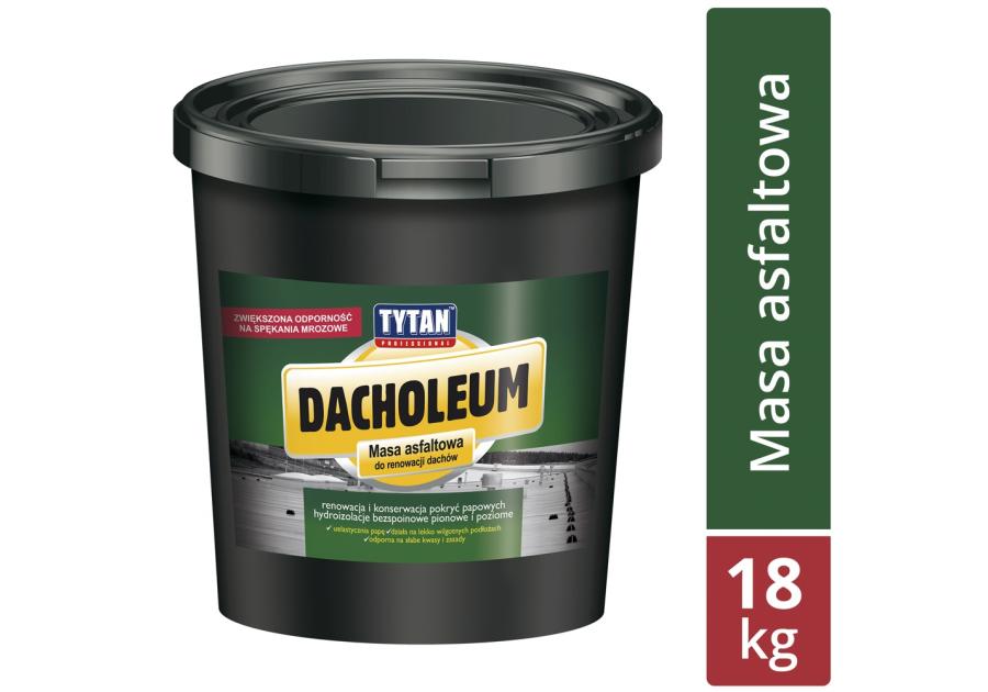 Zdjęcie: Masa asfaltowa do renowacji dachów Dacholeum 18 kg TYTAN PROFESSIONAL