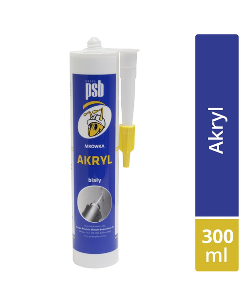 Zdjęcie: Akryl biały 300 ml PSB