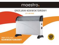 Zdjęcie: Grzejnik konwektorowy Maestro 2000 W bez nawiewu NERGIS