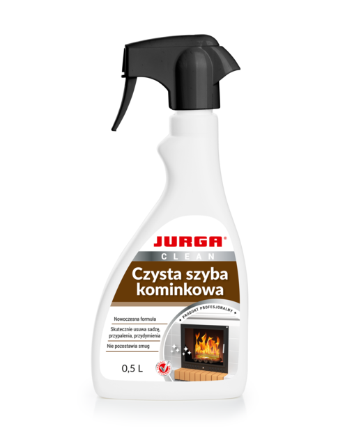 Zdjęcie: Preparat Clean Czysta szyba kominkowa 0,5 L JURGA