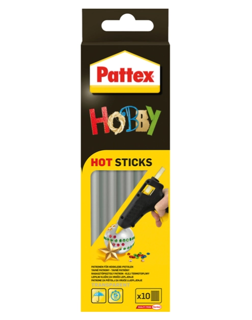 Zdjęcie: Klej topliwy Hot Sticks 10 szt. PATTEX