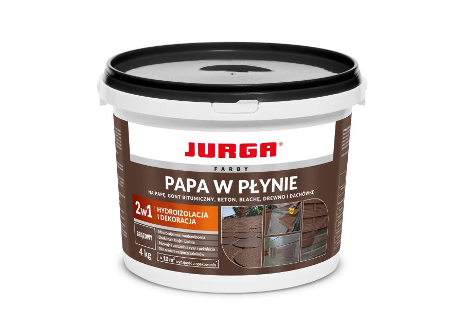 Zdjęcie: Papa w płynie brązowa 4 kg JURGA