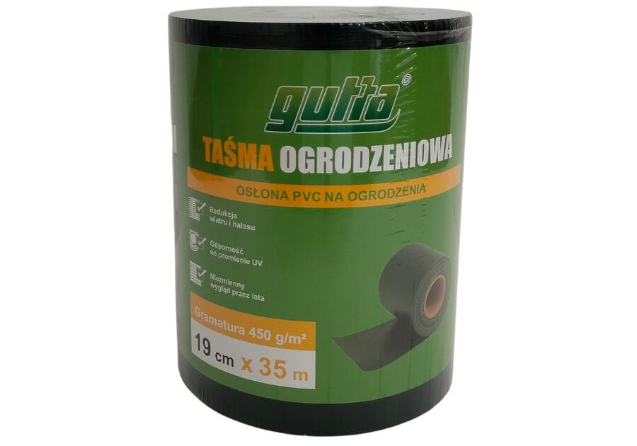 Zdjęcie: Taśma ogrodzeniowa PVC 450g/m2 zielona GUTTA