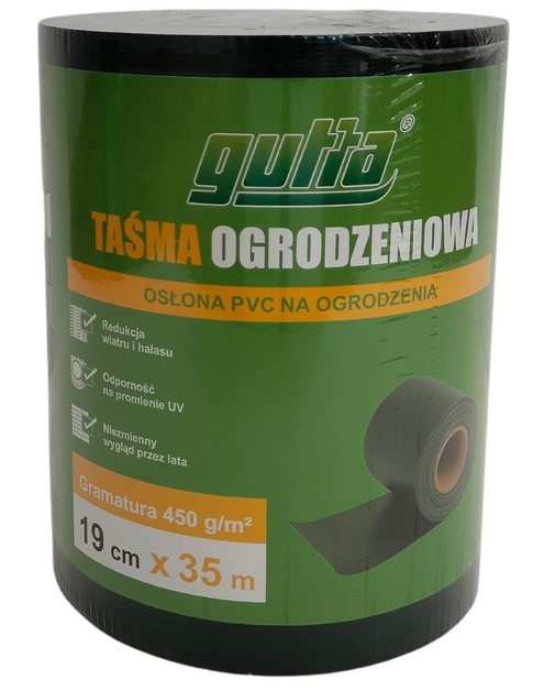 Zdjęcie: Taśma ogrodzeniowa PVC 450g/m2 zielona GUTTA