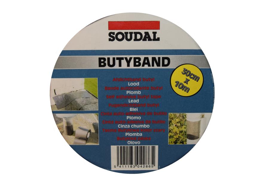 Zdjęcie: Taśma uszczelniająca Butyband 15 cm - 10 m alu SOUDAL