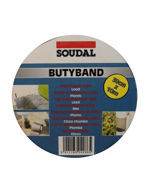 Zdjęcie: Taśma uszczelniająca Butyband 15 cm - 10 m alu SOUDAL