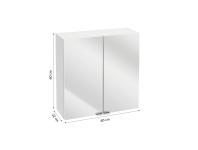 Zdjęcie: Szafka lustrzana Multi Glass 60 cm biała DEFTRANS