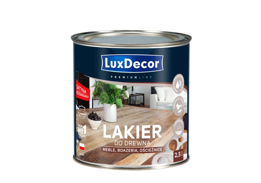 Zdjęcie: Lakier do drewna satyna 2,5 L LIXDECOR