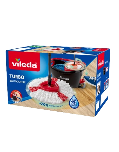 Zdjęcie: Mop obrotowy Easy Wring & Clean Turbo VILEDA