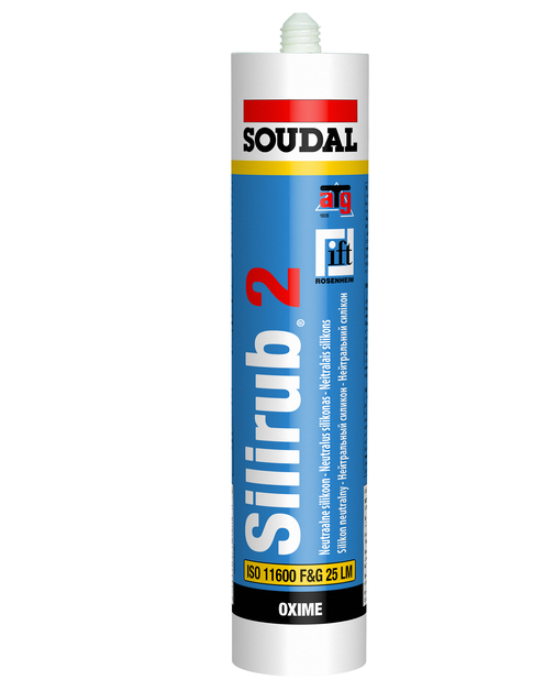 Zdjęcie: Silikon neutralny Silirub 2, 300 ml szary SOUDAL